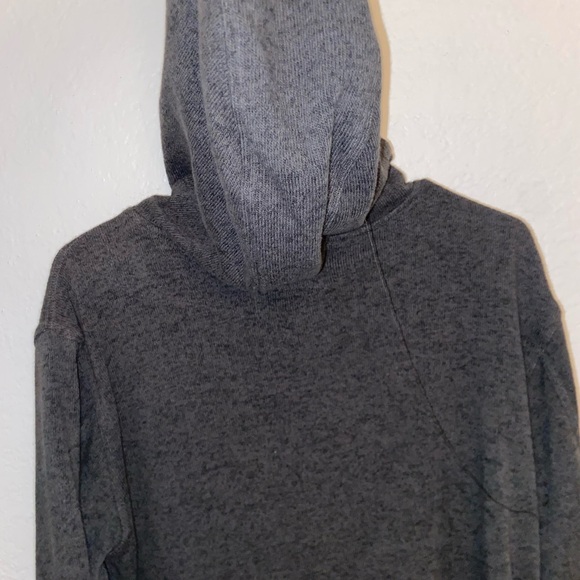 skater y2k charcoal hoodie long sleeve punk Vans jacket zip button up sweatshirt - Picture 6 of 13